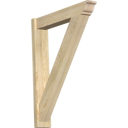 Ekena Millwork Traditional Traditional Rough Sawn Outlooker, Douglas Fir, 6"W x 32"D x 40"H OUT06X32X40TRA01RDF